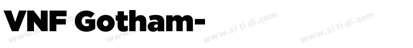 VNF Gotham字体转换